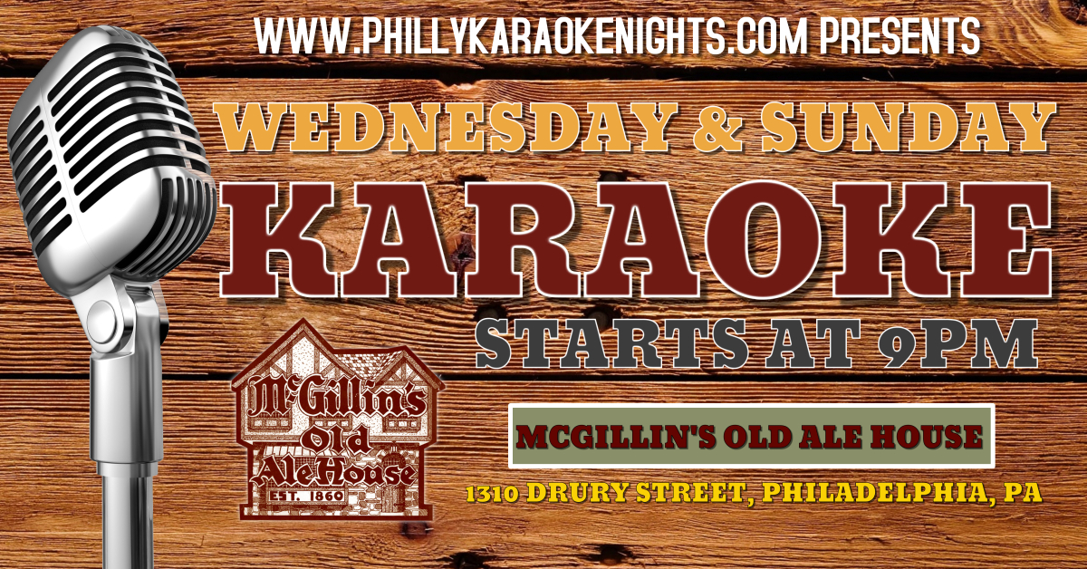 Sunday Karaoke at McGillins with DJ Durk (Philadelphia, PA - Center City)