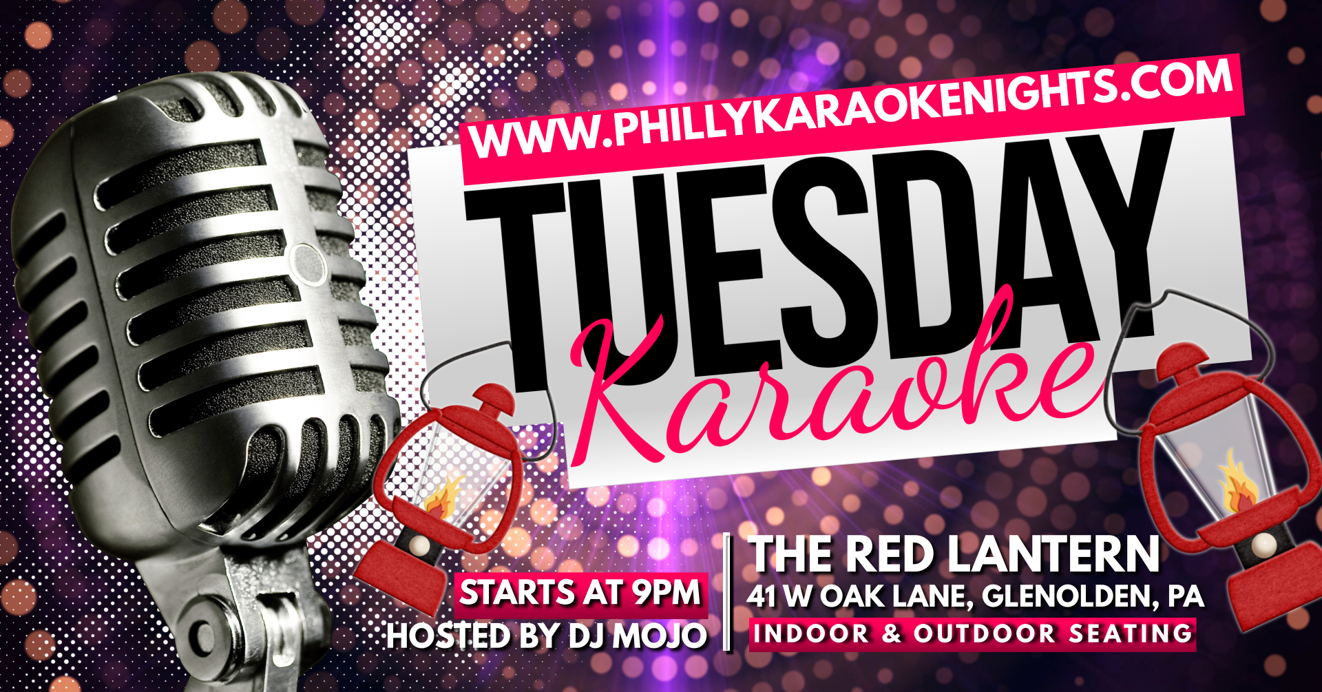 Tuesday Karaoke at The Red Lantern with DJ Steve (Glenolden, PA - Delaware County)