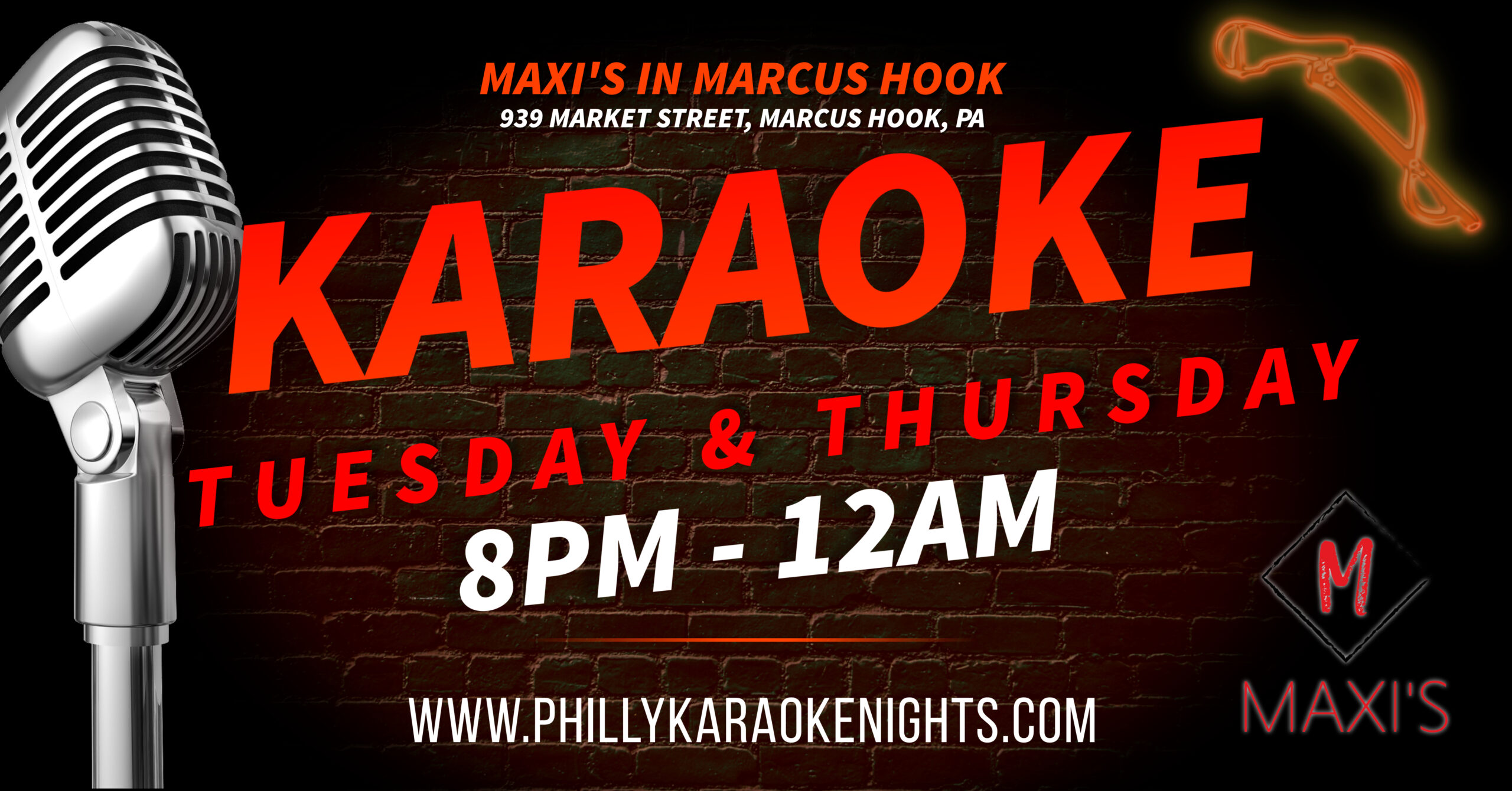 Thursday Karaoke at Maxis Pub with DJ EG Lately (Marcus Hook - Delaware County, PA)